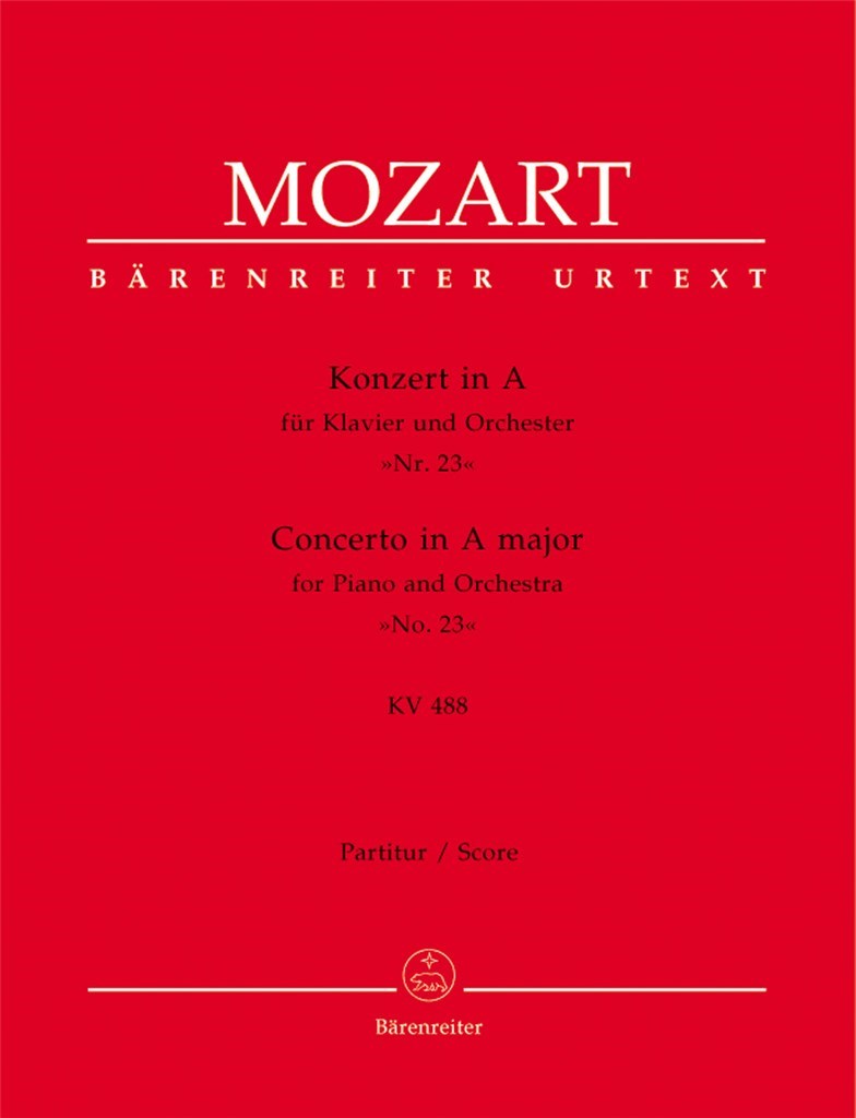Piano Concerto 23 K488 Full Score